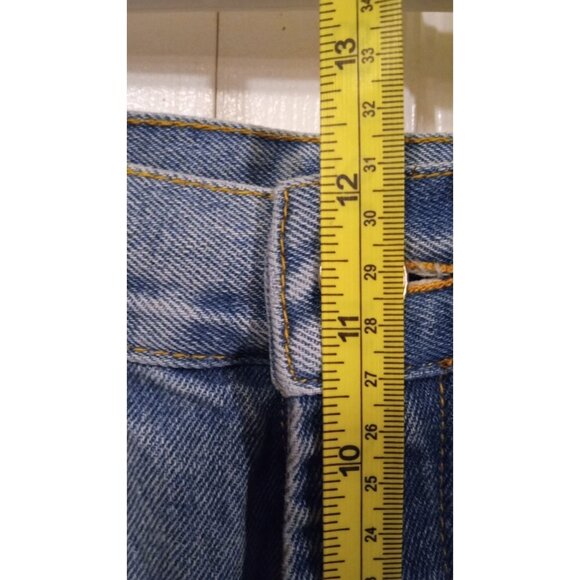 Rue 21 High Rise Straight self patchwork made Grunge Jeans - Picture 4 of 6